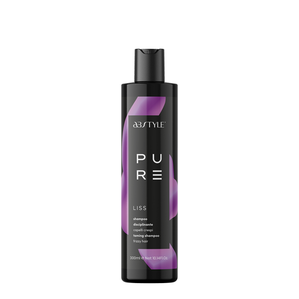 Sampon profesional Abstyle Pure Liss, par drept, 300 ml