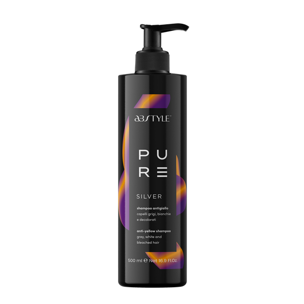 Sampon profesional anti galben, Pure Silver, 500 ml