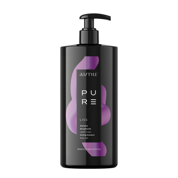 Sampon profesional Abstyle Pure Liss, par drept, 1000 ml