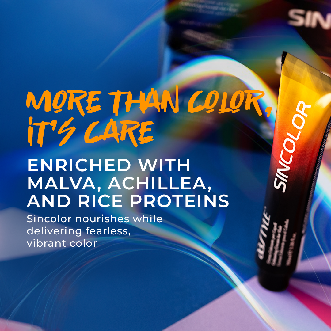 Vopsea profesionala Sincolor, culoare intensa si par sanatos
