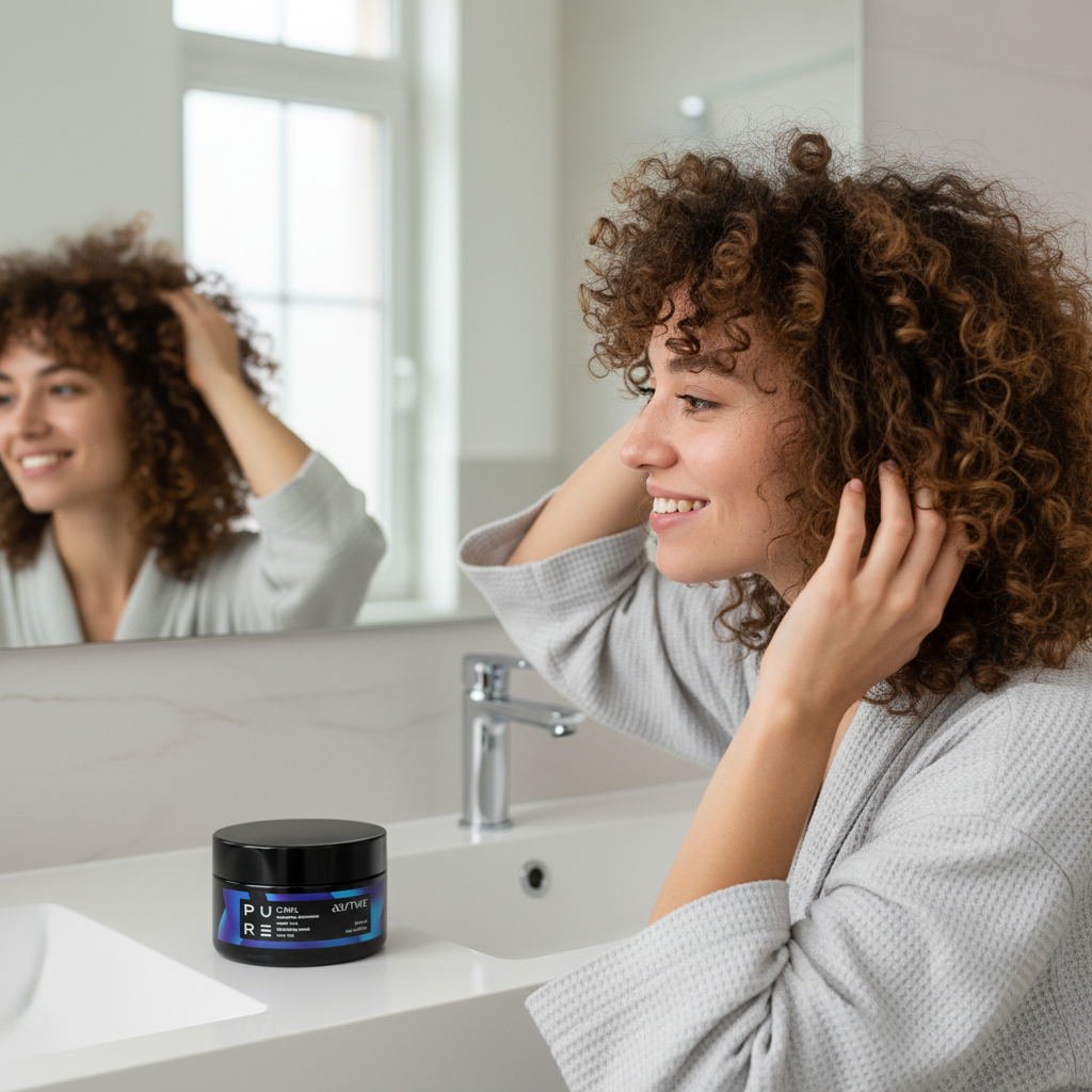 Masca Profesionala Pentru Par Cret, Pure Curl, 250 ml