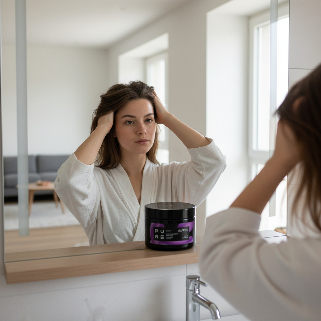 Masca Profesionala Pentru Par Drept Si Intitns, Pure Liss, 500 ml