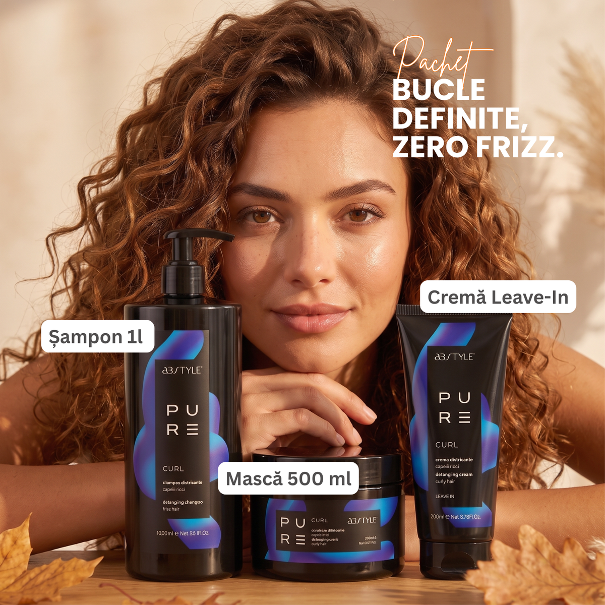Pachet - Păr Creț Bucle Definite și Anti-Frizz