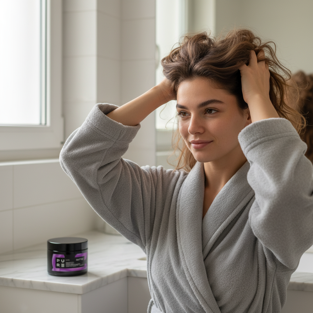 Masca Profesionala De Par, Anti-Galben, Pure Silver, 500 ml