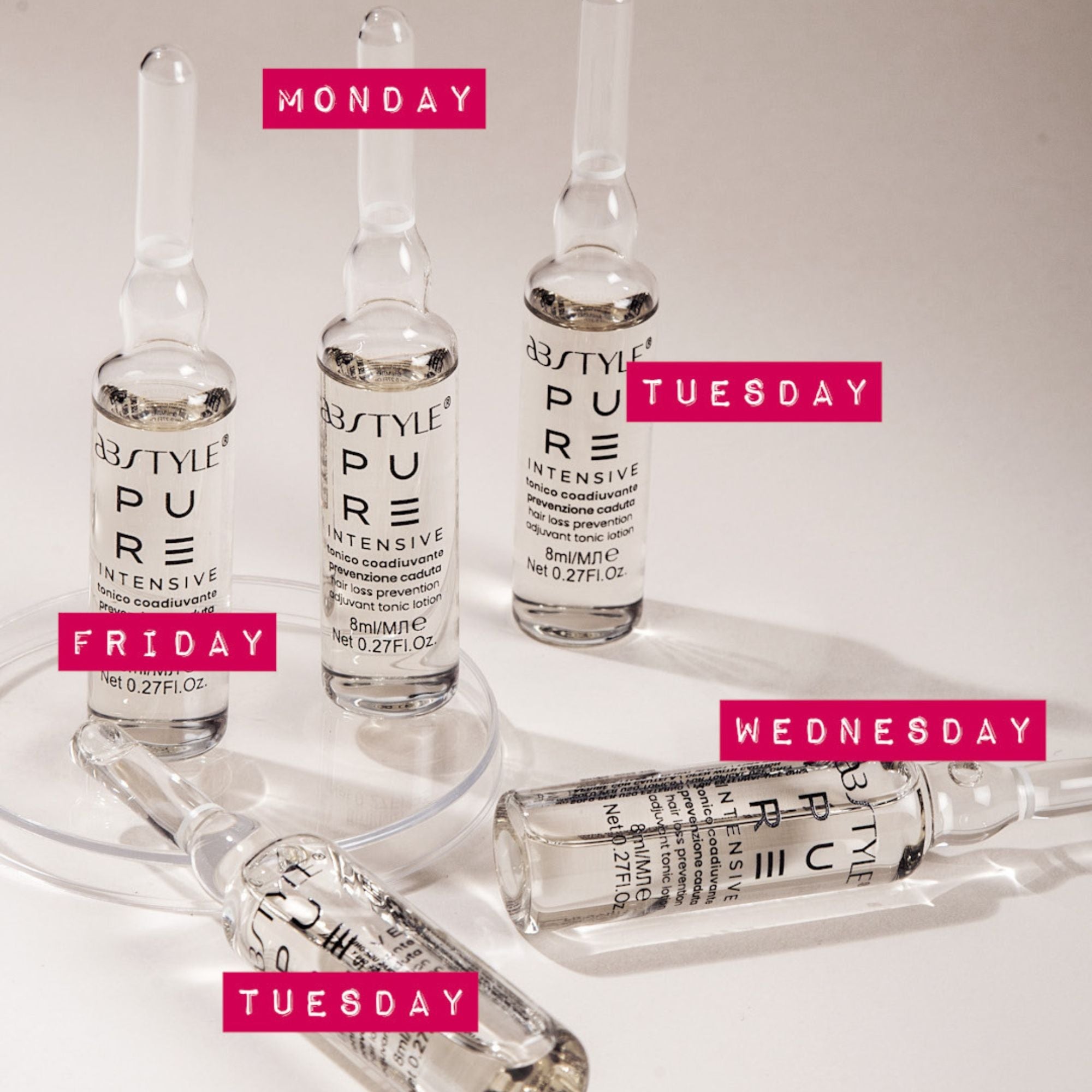 Fiole Anti-Cadere Par Abstyle, 10x8 ml