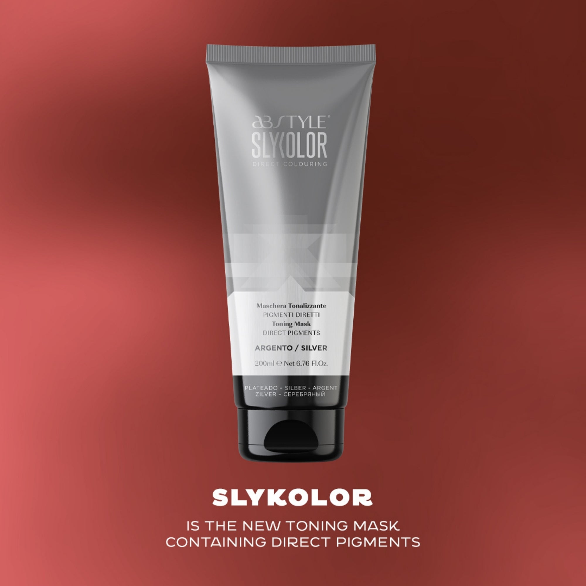 Masca Coloranta Abstyle Slykolor, Silver, 200 Ml
