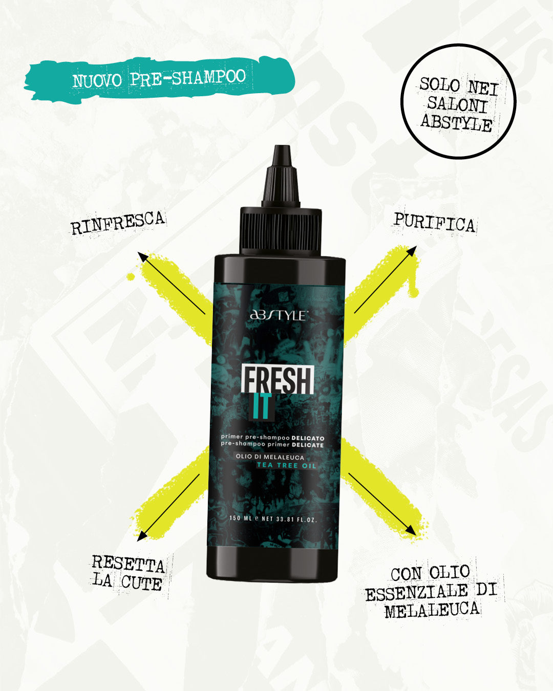 Primer Pre-Sampon Profesional pentru Curatarea Scalpului, Fresh It 150 ml