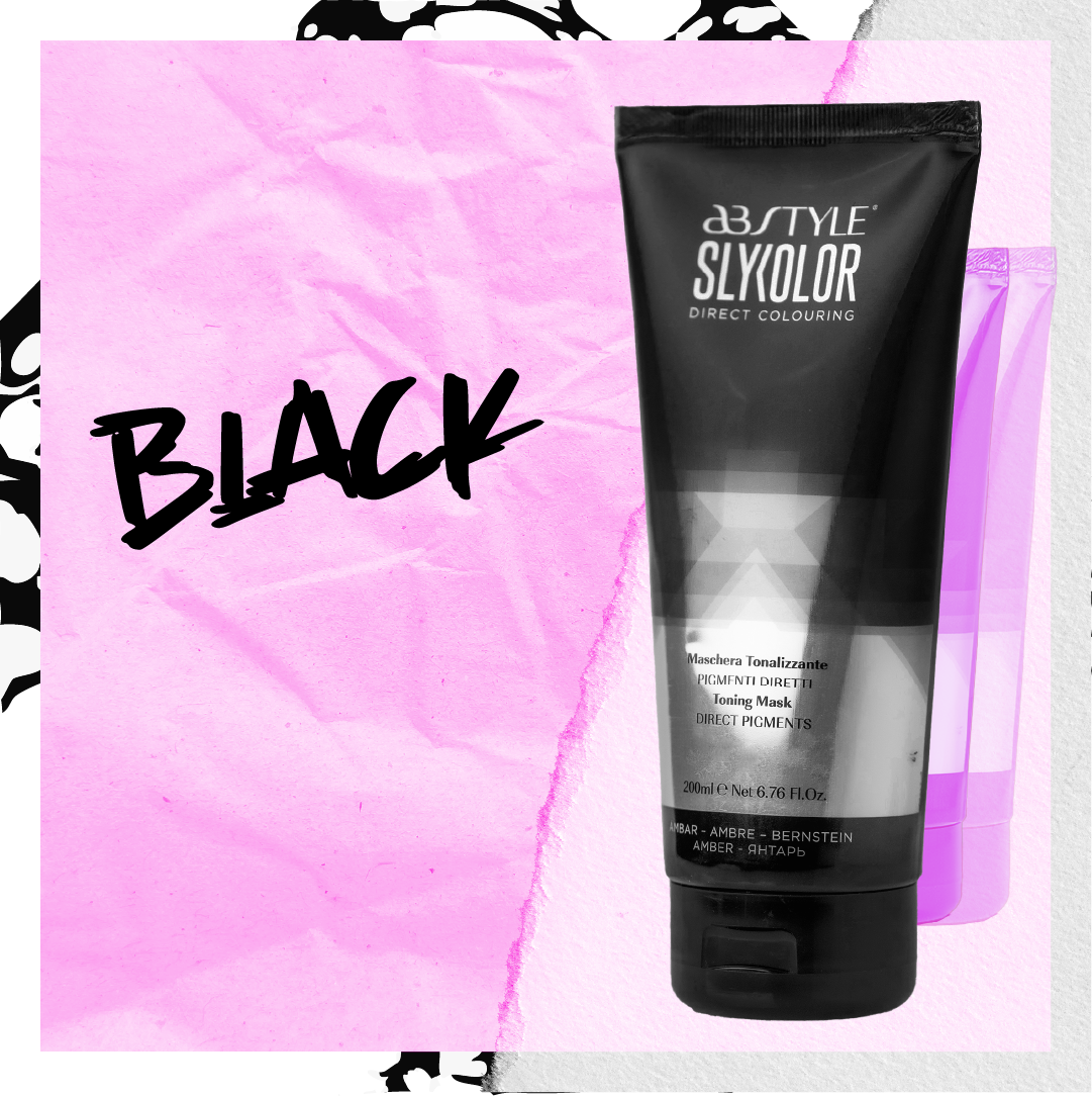 Masca Coloranta Abstyle Slykolor, Black, 200 Ml
