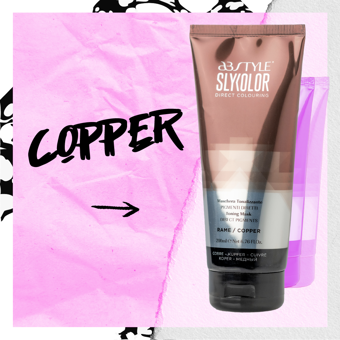 Masca Coloranta Abstyle Slykolor, Copper, 200 Ml