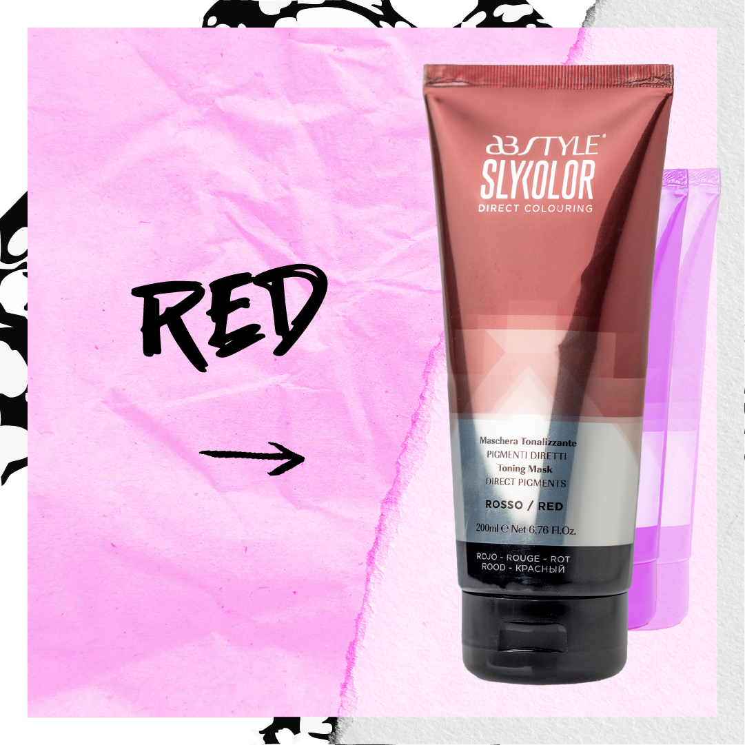 Masca Coloranta Abstyle Slykolor, Red, 200 Ml