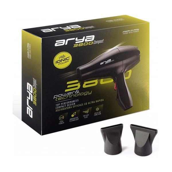 Uscător de Păr Profesional ARYA 3800 Compact Negru – 2200 W