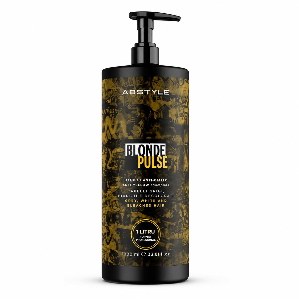 Blond Pulse Purple Shampoo - Neutralizeaza Reflexele Galbene si Intensifica Blondul Rece, 100 ML