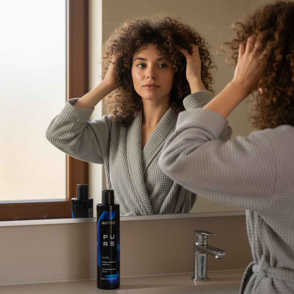 Sampon Profesional Pentru Par Cret, Pure Curl, 300 ml