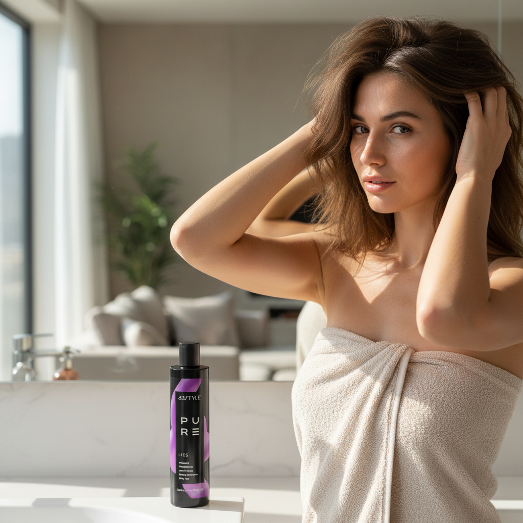 Sampon Profesional Abstyle Pure Liss, Par Drept, 300 ml