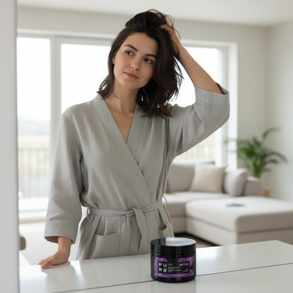 Masca Profesionala De Par, Anti-Galben, Pure Silver, 500 ml