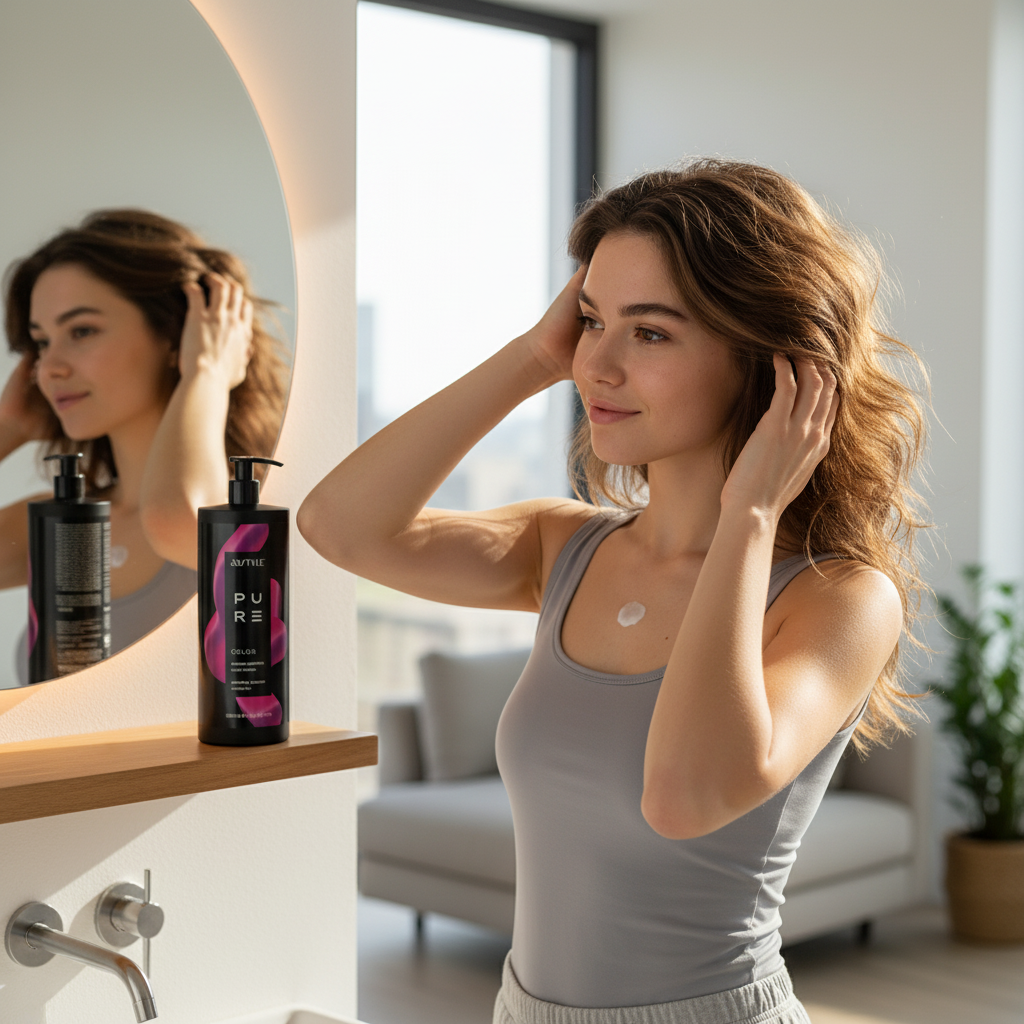 Sampon Profesional Abstyle Pure Color, Par Vopsit, 1000 ml