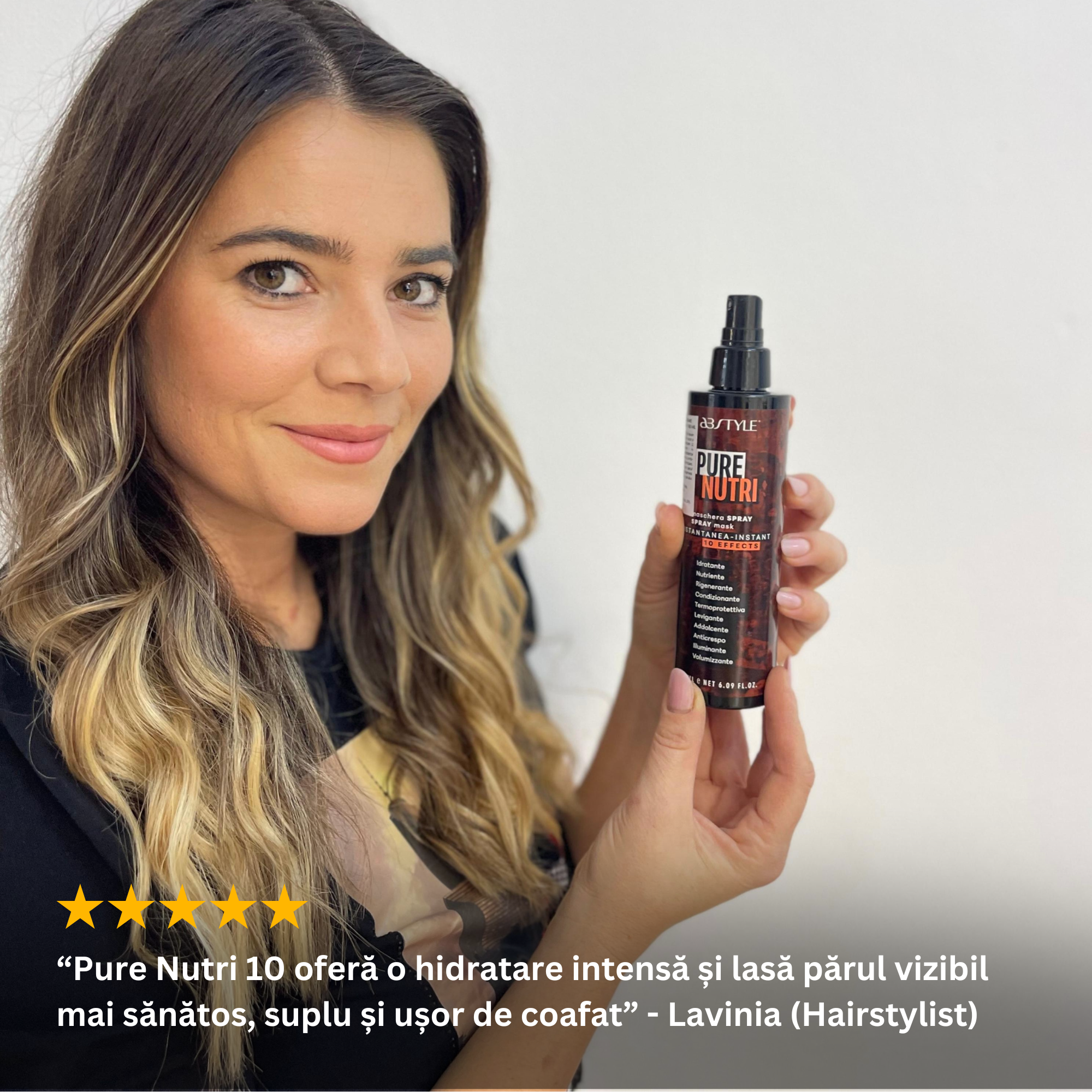 Masca (Leav-in) De Par Tip Spray, Pure Nutri, 10 Efecte