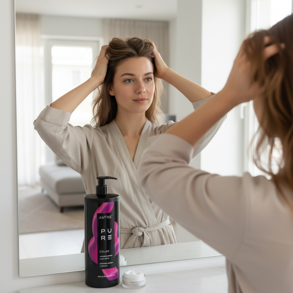 Sampon Profesional Abstyle Pure Color, Par Vopsit, 1000 ml